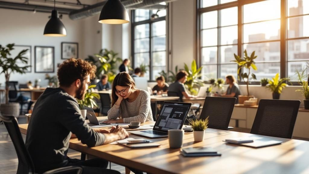 Cidersoft team collaborating in a Bay Area office