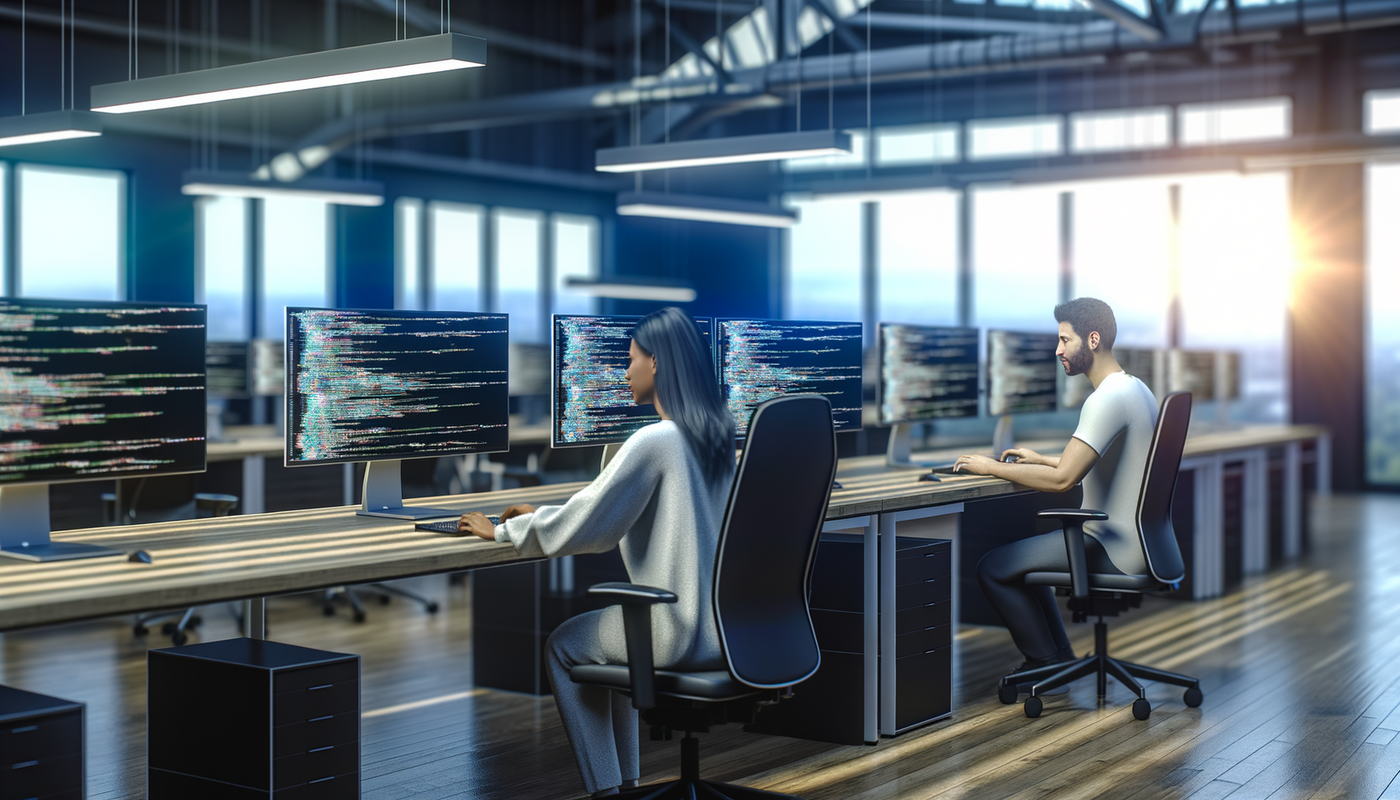 Sr. engineers collaborating