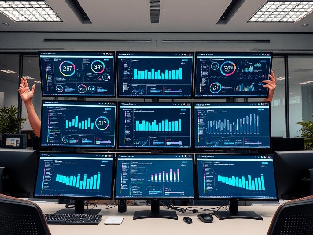 Professional software dashboards and client success